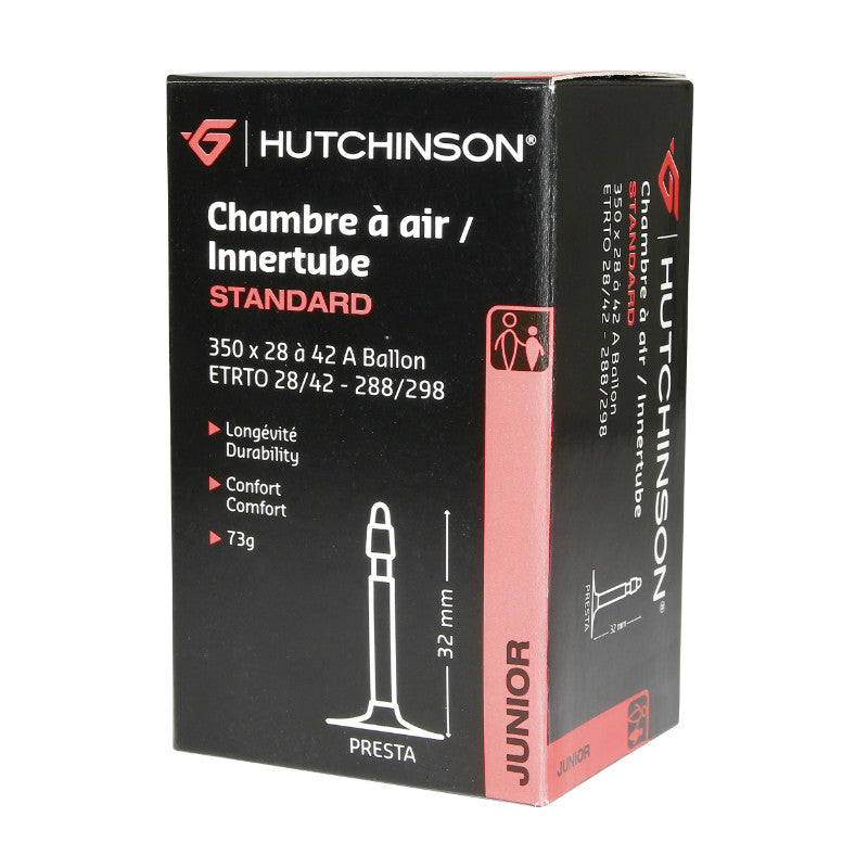 Chambre A Air Vélo 350 X 28-42A Hutchinson Valve Presta 32 mm 73G