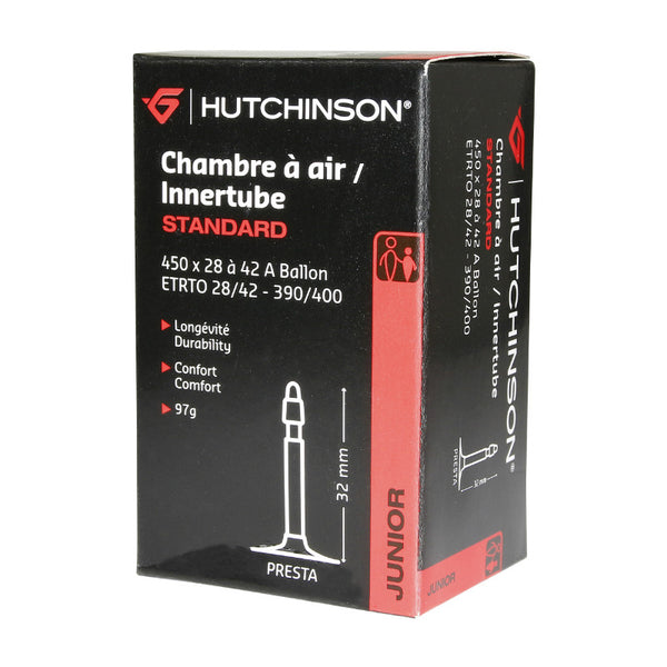 Chambre A Air Vélo 450 X 28-42A Hutchinson Valve Presta 32M 97G