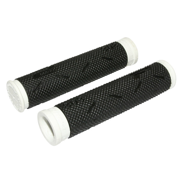 Poignée VTT Progrip 808 Noir-Blanc Ø22 mm L120 mm (Paire)