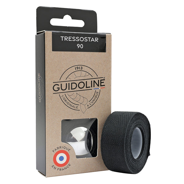 Ruban De Guidon - Cintre Velox Tressostar 90 Coton Noir 20 mm X 2,80M (Vendu Au Blister De 2) -Guidoline-