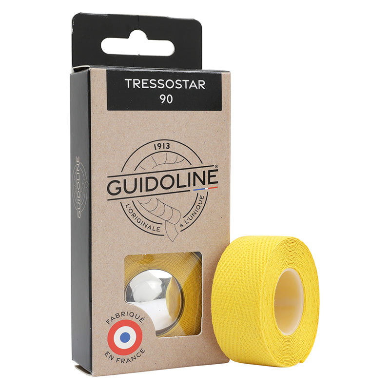 Ruban De Guidon - Cintre Velox Tressostar 90 Coton Jaune 20 mm X 2,80M (Vendu Au Blister De 2) -Guidoline-