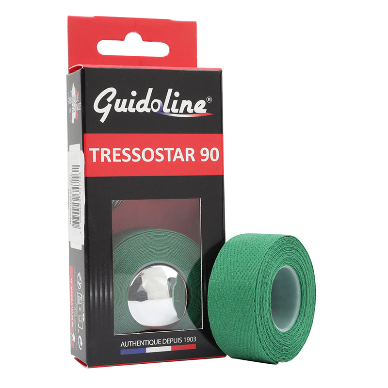 Ruban De Guidon - Cintre Velox Tressostar 90 Coton Vert Fonce 20 mm X 2,80M (Vendu Au Blister De 2) -Guidoline-