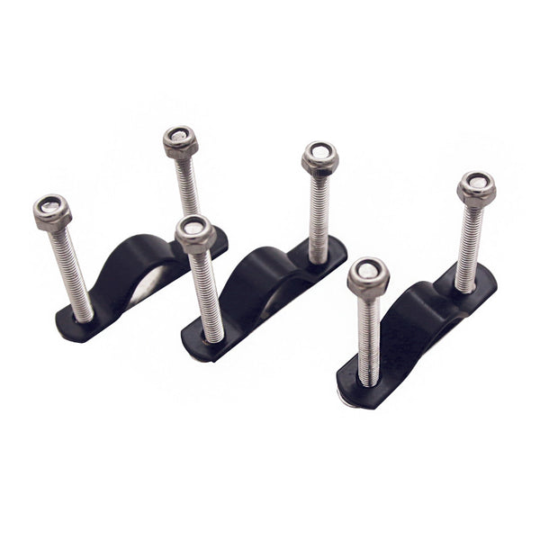 Fixation Caisse-Panier Osier Arrière Basil (Kit De 3)
