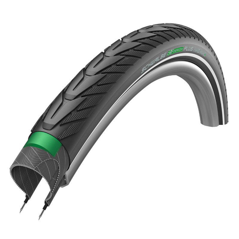 Pneu VTC - VAE Urbain 700 X 38 (29 X 1,50) Schwalbe Energizer Plus Noir Tr (40-622) Renfort Flanc Reflex Homologué VAE E