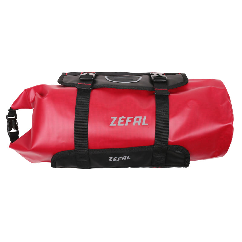 Sacoche De Cintre-Guidon Vélo Zefal Z Adventure F10 Rouge Fixation Velcros (Lg39Cmxd18 - 10Litres)