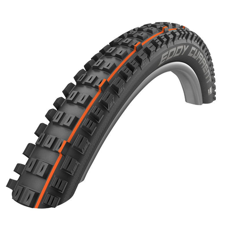 Pneu VTT Gravity - VAE 27.5 X 2.80 Schwalbe Eddy Current Front Addix Super Trail Noir Tubeless Ready Ts (70-584) (650B) 