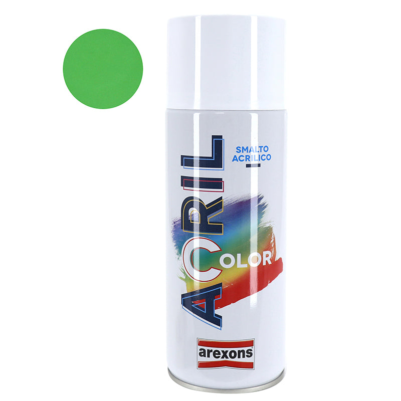 Bombe De Peinture Arexons Acrylique Vert Ral 6018 (Kawasaki-Derbi) (Aerosol 400 Ml) (3981)