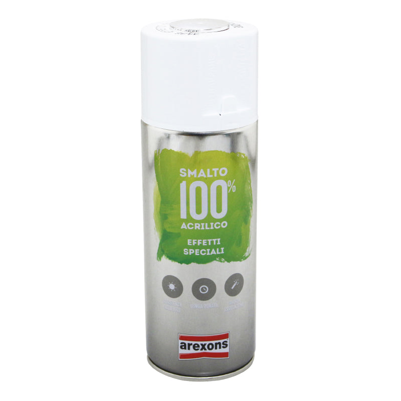 Bombe De Peinture Arexons Acrylique 100 Gris Effet Chrome Aerosol 400 Ml (3438)