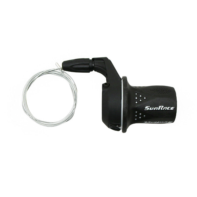 Manette VTT Sunrace Gauche Twist Gripshift M21 3V. - Poignée Tournante