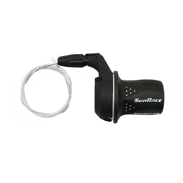 Manette VTT Sunrace Gauche Twist Gripshift M21 3V. - Poignée Tournante