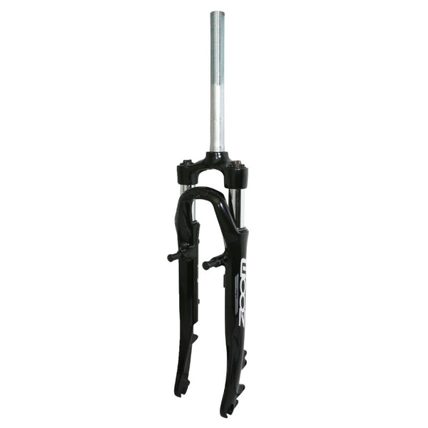 Fourche VTC 28 " 700X35 Zoom 730 Alu Ressort Noir Deb. 50 mm Pivot (240-75) Filete 1"-25,4 Compatible V-Brake-Disque