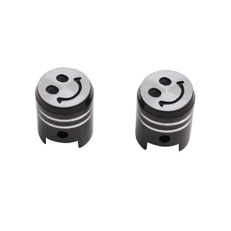 Bouchon De Valve Scoot-Cyclo Replay Vs Piston Noir (Paire)