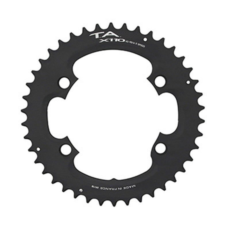 Plateau Route 4 branches Ø 110 Pour Shimano Ultegra R8000 - 6800 Ta X110 44 dents Extérieur Compatible Shimano 105 5800+