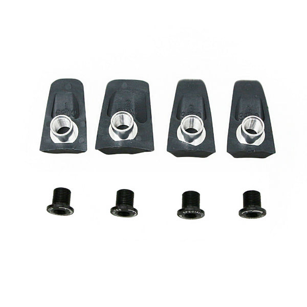 Intravis - Capot Pédalier Ta Compatible Ultegra 6800 Noir Pour Plateau X110 (Jeu De 4) - Vis Et Cheminee