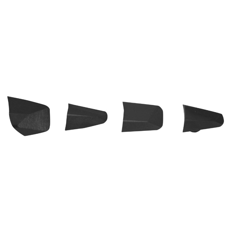 Intravis - Capot Pédalier Ta Compatible Dura Ace 9100 Noir Pour Plateau X110 (Jeu De 4) - Vis Et Cheminee
