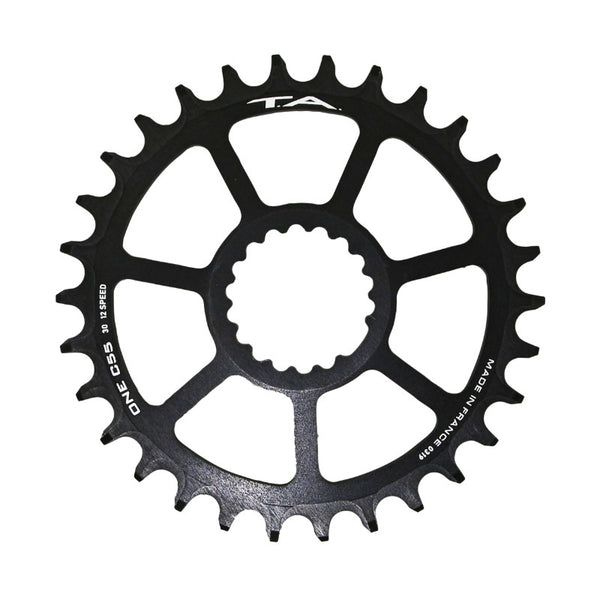 Plateau VTT Direct Mount Pour Cannondale Ai Ta One C55 30 dents Compatible Fsa Ta 10-11-12V. Noir (Deport 6 mm)