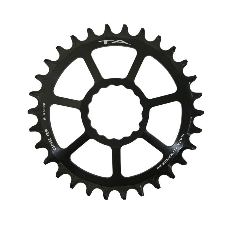 Plateau VTT Direct Mount Pour Race Face Cinch Ta One Rf 30 dents 12V. Noir