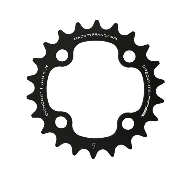 Plateau VTT 4 branches Ø 104 Ta Chinook Double-Triple 34 dents Extérieur Noir Alu Pour Shimano - Sram - Race Face - Fsa 