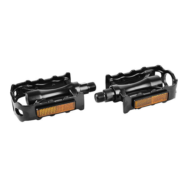 Pédale Route Newton 500 Noir Alu D9-16 105X79 mm 368G (Paire Sur Carte)