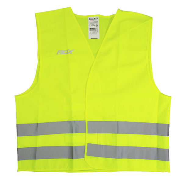 Gilet Reflechissant Sécurité Adx Reflechissant Velcro Jaune (Homologué Ce)
