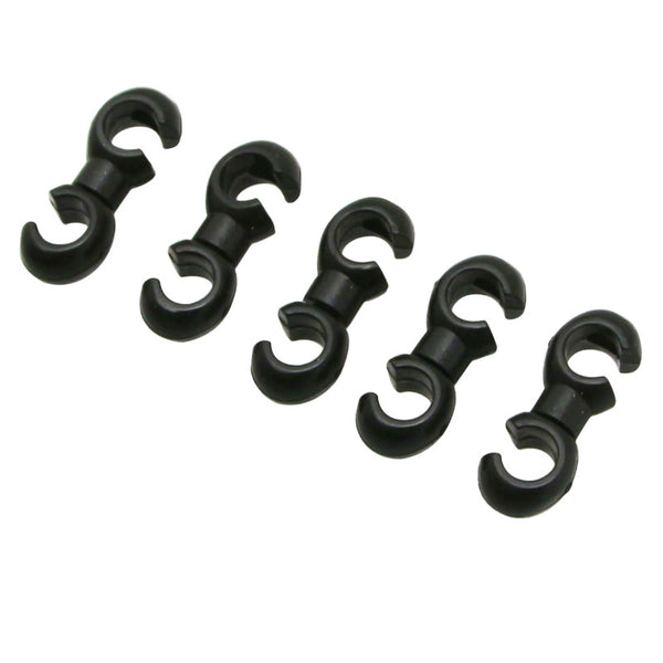 Attache Gaine Frein-Dérailleur Fibrax Noir (Sachet De 5Pcs)