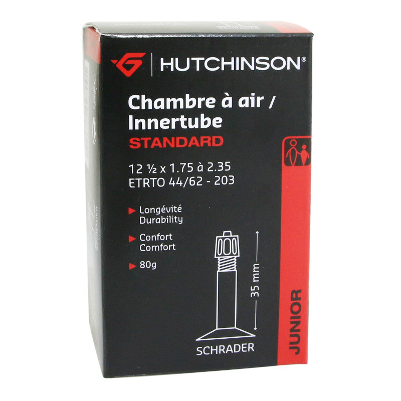 Chambre A Air Vélo 12 1-2 X 1.75 Hutchinson Valve Standard 35 mm 80G
