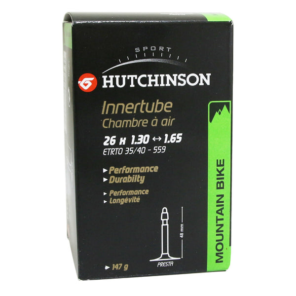Chambre A Air Vélo 26 X 1.30-1.65 Hutchinson Valve Presta 48 mm 150G
