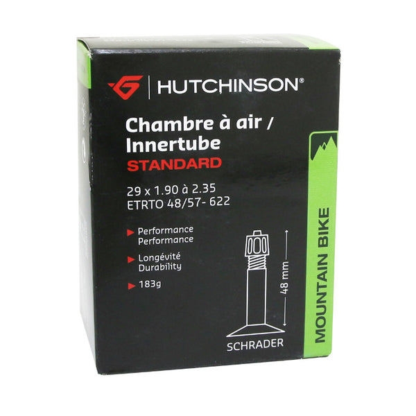 Chambre A Air Vélo 29 X 1.90-2.35 Hutchinson Valve Standard 48 mm 183G