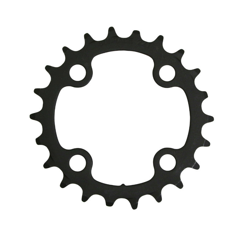 Plateau VTT 4 branches Ø 64 Pour Sunrace 22 dents Triple Intérieur Noir Acier Compatible Autres Marques
