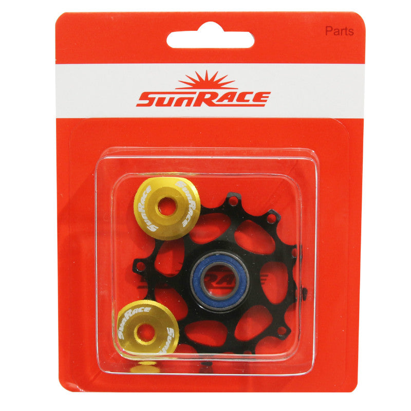 Galet Dérailleur Sunrace 12 Dents Ceramic Pour Dérailleur 12-11-10V. Ms30-Mx60-Mz80 (Vendu A L'Unite)
