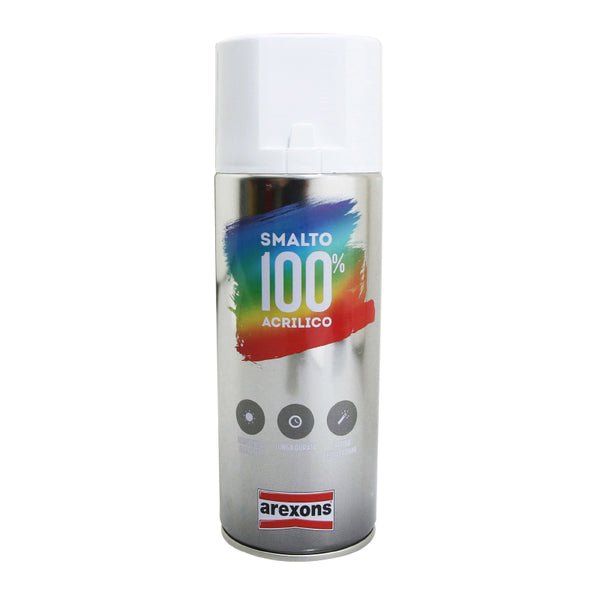 Bombe De Peinture Arexons Acrylique 100 Orange Pur Brillant Aerosol 400 Ml (3598)