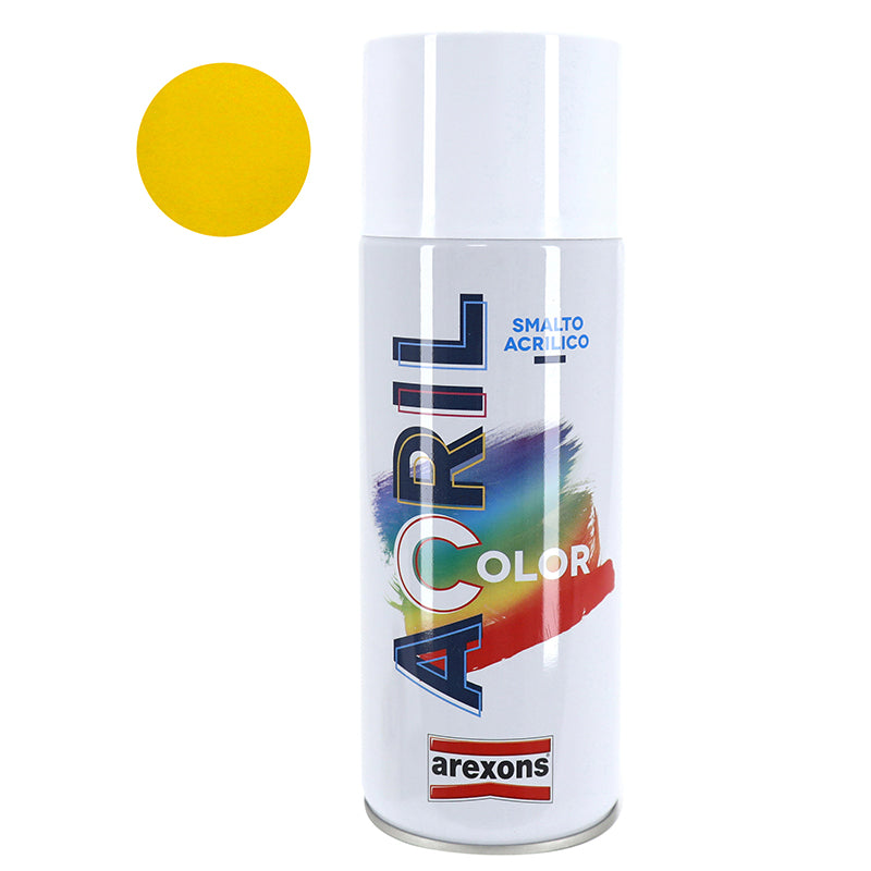 Bombe De Peinture Arexons Acrylique Jaune Trafic Ral 1023 (Suzuki) (Aerosol 400 Ml) (3977)