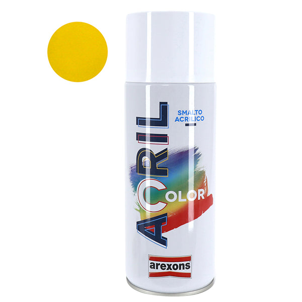 Bombe De Peinture Arexons Acrylique Jaune Trafic Ral 1023 (Suzuki) (Aerosol 400 Ml) (3977)
