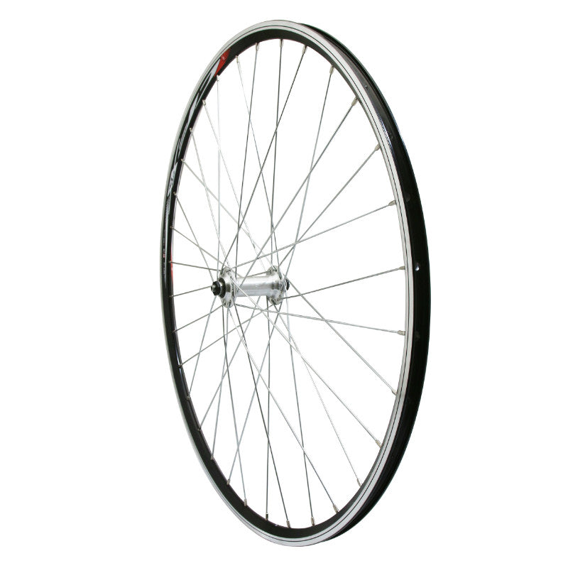 Roue Route Patin Blocage 700 Elan Cfx Noir Avant Moyeu Miche Alu 32 Rayons Galva Jante 13C