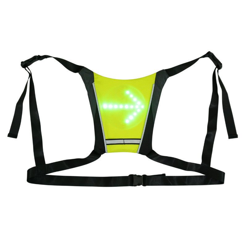 Veste-Gilet-Baudrier Sécurité Avec Signalisation Intégrée 48 Leds Avec Indicateur Direction Et Telecommande Cintre Sans 