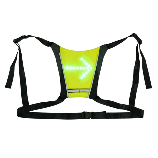 Veste-Gilet-Baudrier Sécurité Avec Signalisation Intégrée 48 Leds Avec Indicateur Direction Et Telecommande Cintre Sans 