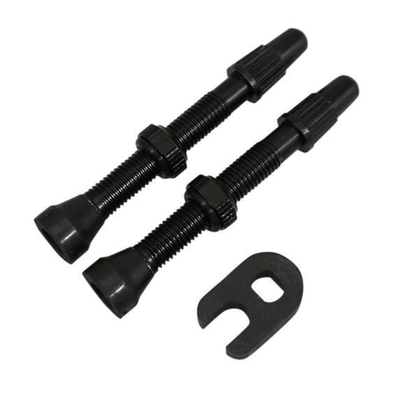 Valve De Pneu Tubeless Presta Hutchinson 44 mm Obus Demontable (Vendu A La Paire Sur Carte)