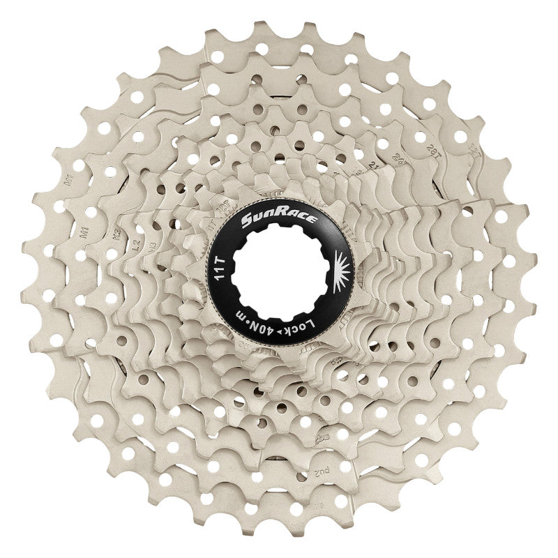Cassette 9V. Sunrace R91 11-28 Route Pour Shimano Nickel (Livre En Boite) (11,12,13,14,16,18,21,24,28)