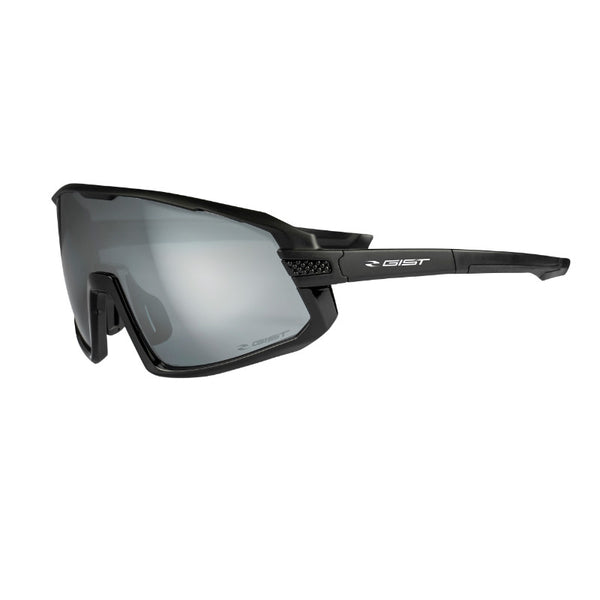Lunettes Vélo Adulte Gist Next Monture Noir (3 Verres Interchangeables - Protection 100% Uv - Uva - Uvb) Vision Optimale