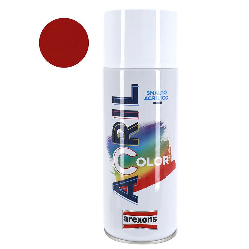 Bombe De Peinture Arexons Acrylique 100 Rouge Rubis Aerosol 400 Ml (3615)
