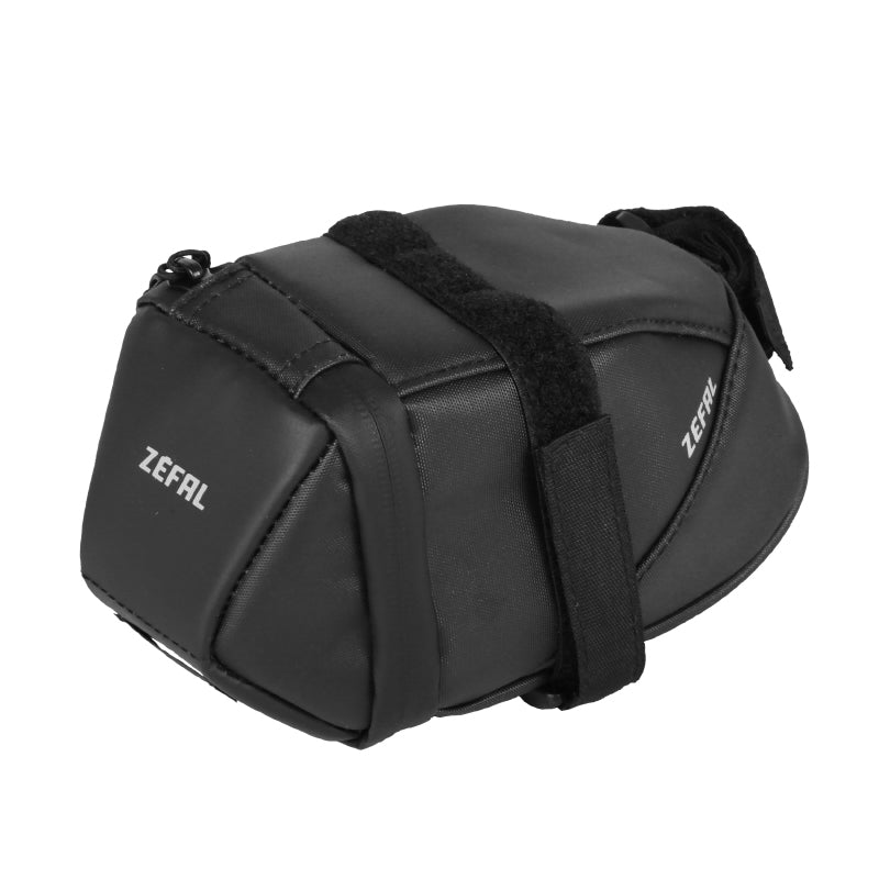 Sacoche De Selle Vélo Zefal Iron Pack M 0,9L Noir Fixation Double Sangles