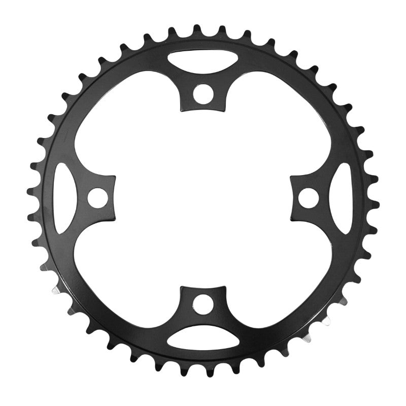 Plateau VAE-E-Bike 4 branches Ø 104 Pour Bosch 42 dents Mono Noir Acier (Pour Systeme 1Ere Et 3Ème Generation - Compatib