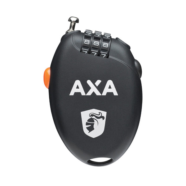 Antivol Vélo Câble A Combinaison - Code Axa Roll Noir L750 mm Diam 1.6 mm