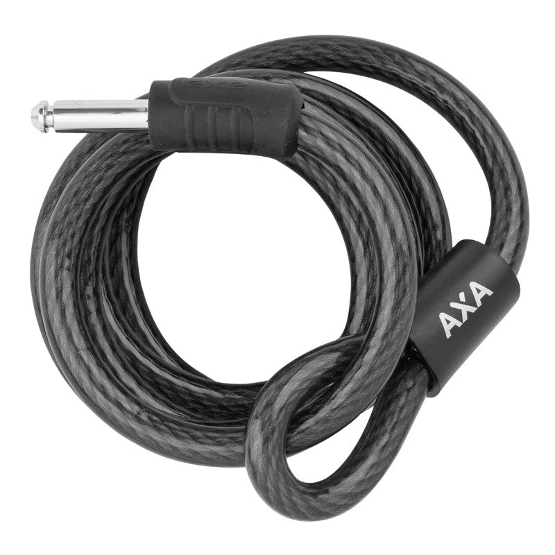 Antivol Vélo Câble A Boucle Axa Rld Pour Fer A Cheval Plug Câble Diam 12 mm L1.80M (Profondeur Plug 35 mm Diam 10 mm) - 