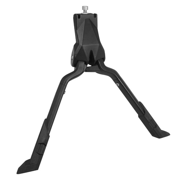 Béquille Vélo Double Centrale Newton VTC-29" Alu Noir (Poids Maxi 60 Kg, Pied Stable Pour VAE)