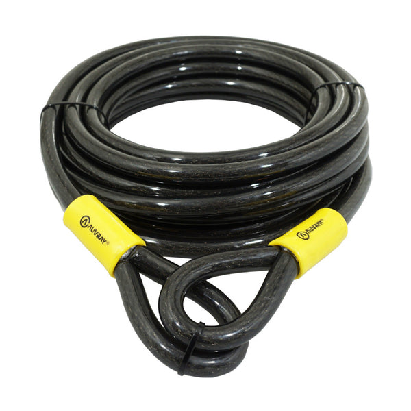 Antivol Vélo Câble A Boucle Auvray Magasin Renforcé Diam 15 mm - L 9 M
