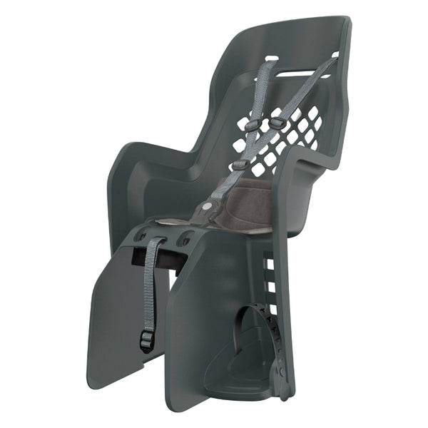 Porte Bebe-Siege Enfant Arrière Polisport A Fixer Sur Porte Bagage Fixation Etau Joy Noir Coussin Gris (9 A 22Kgs) Homol