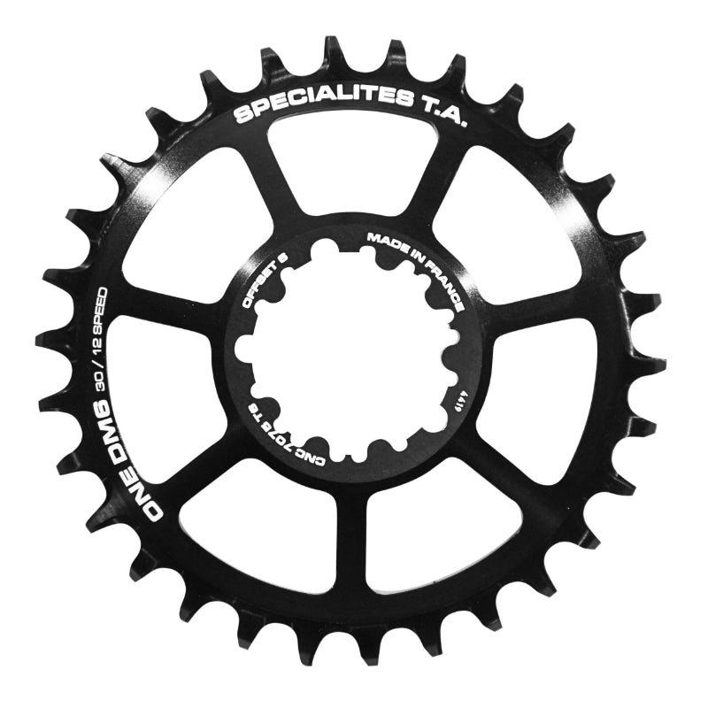 Plateau VTT Direct Mount Pour Sram Gx - Xx1 - X01 Ta Dm6 34 dents 11-12V. Narrow Wide Noir (Standard Deport 6 mm)