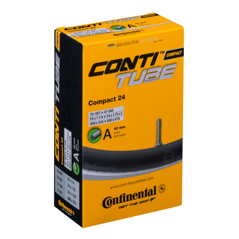 Chambre A Air Vélo 24 X 1.50-2.00 Continental Valve Standard 40 mm