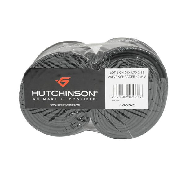 Chambre A Air Vélo 24 X 1.70-2.35 Hutchinson Valve Standard 40 mm (Vendu Par Lot De 2)